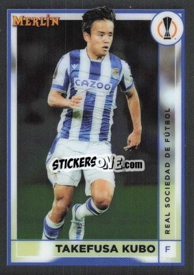 Sticker Takefusa Kubo - Chrome Uefa Club Competitions 2022-2023 n. 124 - Topps