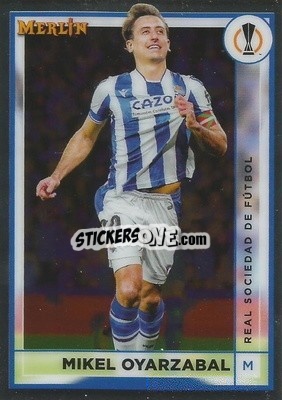 Sticker Mikel Oyarzabal - Chrome Uefa Club Competitions 2022-2023 - Topps