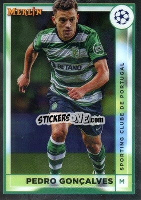 Sticker Pedro Goncalves - Chrome Uefa Club Competitions 2022-2023 - Topps