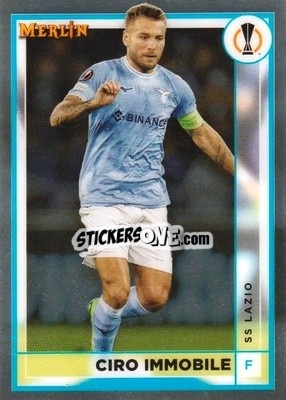 Sticker Ciro Immobile - Chrome Uefa Club Competitions 2022-2023 n. 131 - Topps