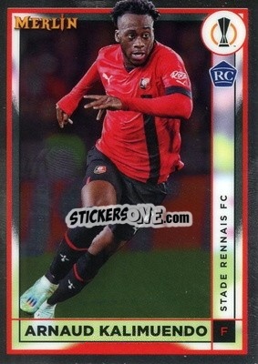 Sticker Arnaud Kalimuendo - Chrome Uefa Club Competitions 2022-2023 - Topps