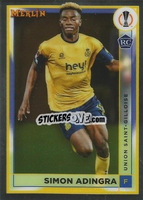 Figurina Simon Adingra - Chrome Uefa Club Competitions 2022-2023 - Topps