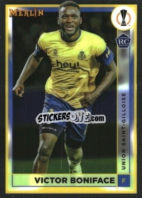 Sticker Victor Boniface - Chrome Uefa Club Competitions 2022-2023 - Topps