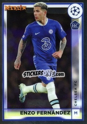 Sticker Enzo Fernandez - Chrome Uefa Club Competitions 2022-2023 - Topps