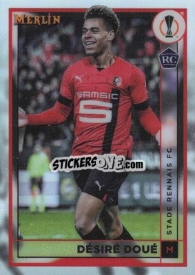 Sticker Desire Doue - Chrome Uefa Club Competitions 2022-2023 - Topps