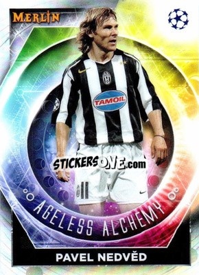Sticker Pavel Nedved - Chrome Uefa Club Competitions 2022-2023 - Topps