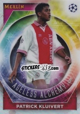 Sticker Patrick Kluivert - Chrome Uefa Club Competitions 2022-2023 - Topps