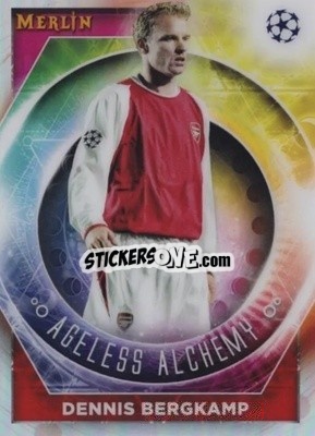 Sticker Dennis Bergkamp - Chrome Uefa Club Competitions 2022-2023 - Topps