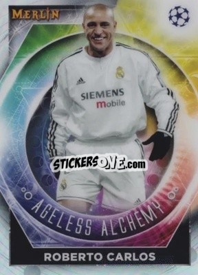 Sticker Roberto Carlos - Chrome Uefa Club Competitions 2022-2023 n. AA-11 - Topps