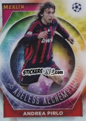 Sticker Andrea Pirlo - Chrome Uefa Club Competitions 2022-2023 n. AA-17 - Topps