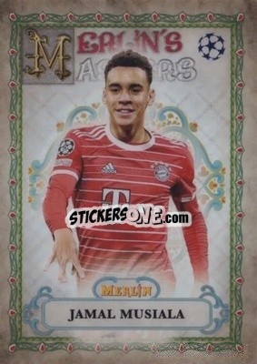 Sticker Jamal Musiala - Chrome Uefa Club Competitions 2022-2023 - Topps