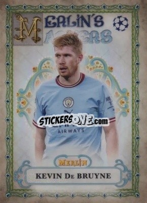 Sticker Kevin De Bruyne - Chrome Uefa Club Competitions 2022-2023 n. MM-8 - Topps