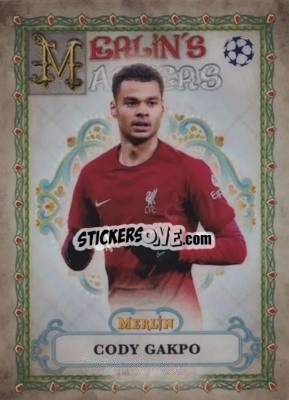 Sticker Cody Gakpo - Chrome Uefa Club Competitions 2022-2023 n. MM-9 - Topps