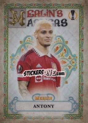 Sticker Antony - Chrome Uefa Club Competitions 2022-2023 n. MM-10 - Topps