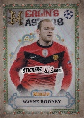 Sticker Wayne Rooney - Chrome Uefa Club Competitions 2022-2023 - Topps