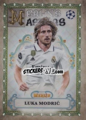 Sticker Luka Modric - Chrome Uefa Club Competitions 2022-2023 - Topps