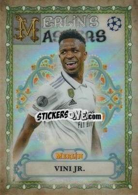 Sticker Vini Jr. - Chrome Uefa Club Competitions 2022-2023 n. MM-14 - Topps