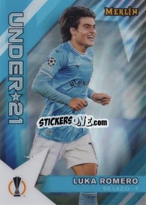 Sticker Luka Romero - Chrome Uefa Club Competitions 2022-2023 - Topps