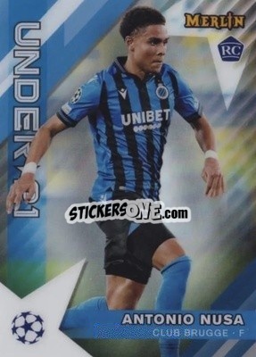 Sticker Antonio Nusa - Chrome Uefa Club Competitions 2022-2023 - Topps