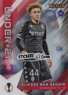 Sticker Eliesse Ben Seghir - Chrome Uefa Club Competitions 2022-2023 - Topps