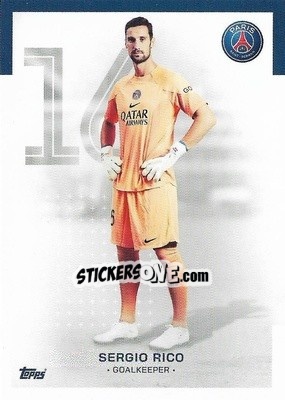 Sticker Sergio Rico - Paris-Saint Germain 2022-2023
 n. 22 - Topps