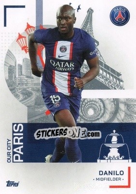 Sticker Danilo - Paris-Saint Germain 2022-2023
 n. 28 - Topps