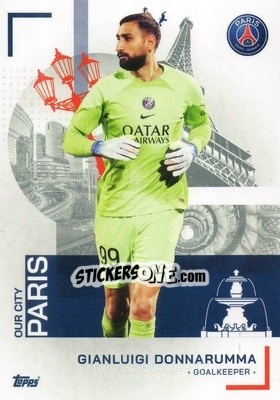 Sticker Gianluigi Donnarumma - Paris-Saint Germain 2022-2023
 n. 34 - Topps