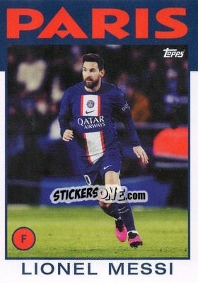 Sticker Lionel Messi - Paris-Saint Germain 2022-2023
 n. 37 - Topps
