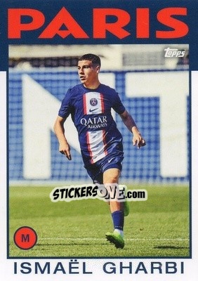 Sticker Ismaël Gharbi - Paris-Saint Germain 2022-2023
 n. 38 - Topps