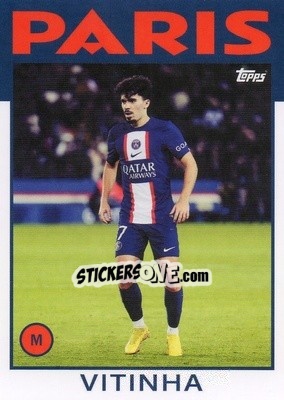 Sticker Vitinha - Paris-Saint Germain 2022-2023
 n. 41 - Topps
