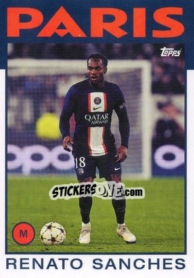 Sticker Renato Sanches - Paris-Saint Germain 2022-2023
 n. 43 - Topps