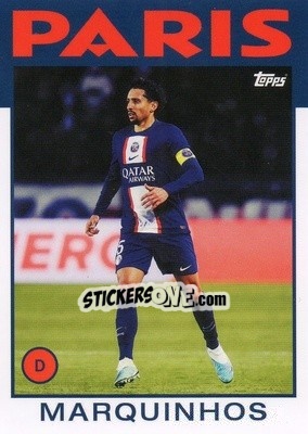 Sticker Marquinhos - Paris-Saint Germain 2022-2023
 n. 44 - Topps