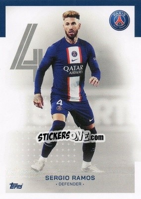 Sticker Sergio Ramos - Paris-Saint Germain 2022-2023
 n. 2 - Topps