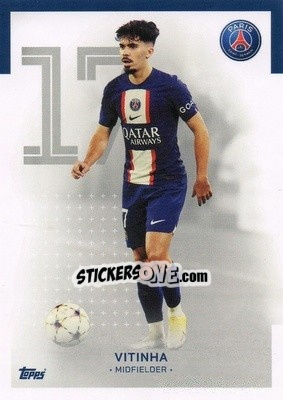 Sticker Vitinha - Paris-Saint Germain 2022-2023
 n. 12 - Topps