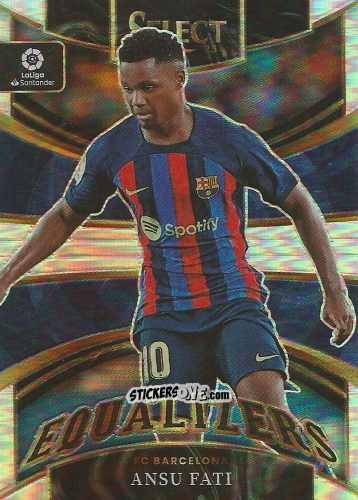 Figurina Ansu Fati - Select LaLiga 2022-2023
 n. E8 - Panini