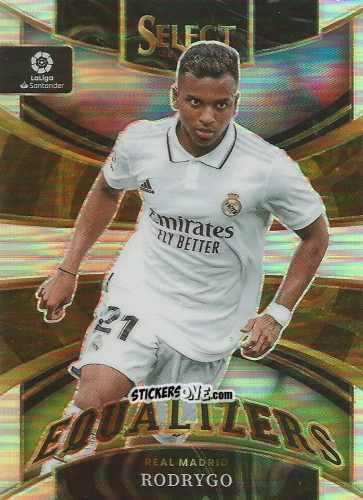 Cromo Rodrygo - Select LaLiga 2022-2023
 n. E19 - Panini