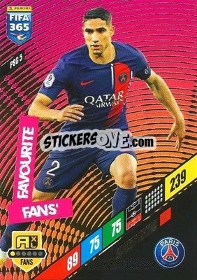 Sticker Achraf Hakimi - FIFA 365: 2023-2024. Adrenalyn XL
 - Panini
