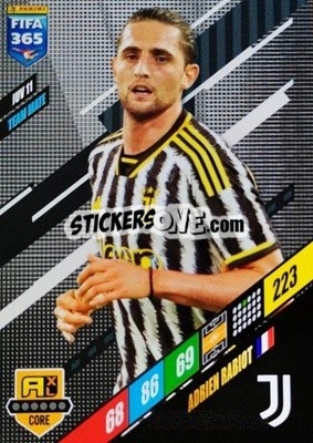 Sticker Adrien Rabiot - FIFA 365: 2023-2024. Adrenalyn XL
 n. JUV11 - Panini