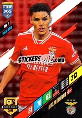 Cromo Alexander Bah - FIFA 365: 2023-2024. Adrenalyn XL
 n. BEN2 - Panini