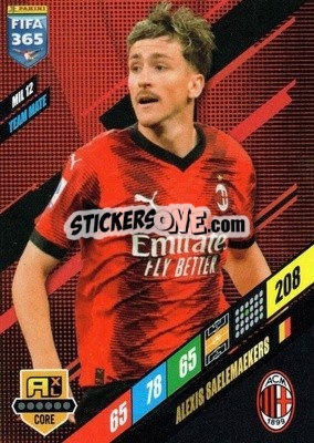 Sticker Alexis Saelemaekers - FIFA 365: 2023-2024. Adrenalyn XL
 n. MIL12 - Panini