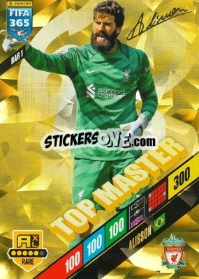 Sticker Alisson - FIFA 365: 2023-2024. Adrenalyn XL
 n. RAR1 - Panini