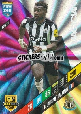 Sticker Allan Saint-Maximin - FIFA 365: 2023-2024. Adrenalyn XL
 n. POW25 - Panini