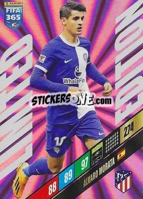 Sticker Álvaro Morata - FIFA 365: 2023-2024. Adrenalyn XL
 n. LE-AM - Panini