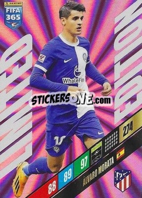 Sticker Álvaro Morata - FIFA 365: 2023-2024. Adrenalyn XL
 - Panini