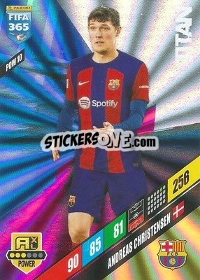 Sticker Andreas Christensen - FIFA 365: 2023-2024. Adrenalyn XL
 n. POW10 - Panini