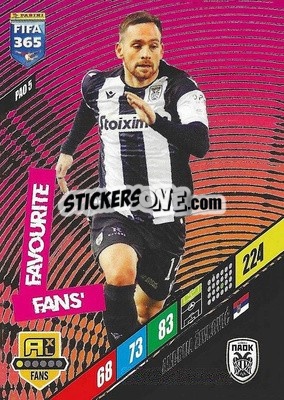 Sticker Andrija Živković - FIFA 365: 2023-2024. Adrenalyn XL
 - Panini