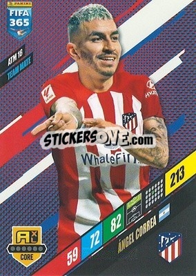Sticker Ángel Correa - FIFA 365: 2023-2024. Adrenalyn XL
 n. ATM16 - Panini