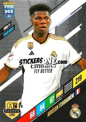 Sticker Aurélien Tchouaméni - FIFA 365: 2023-2024. Adrenalyn XL
 n. RMA11 - Panini