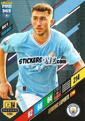Sticker Aymeric Laporte - FIFA 365: 2023-2024. Adrenalyn XL
 n. MAC9 - Panini