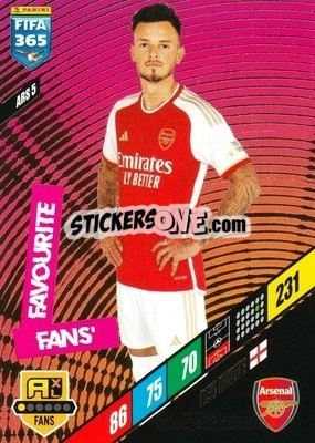 Sticker Ben White - FIFA 365: 2023-2024. Adrenalyn XL
 n. ARS5 - Panini